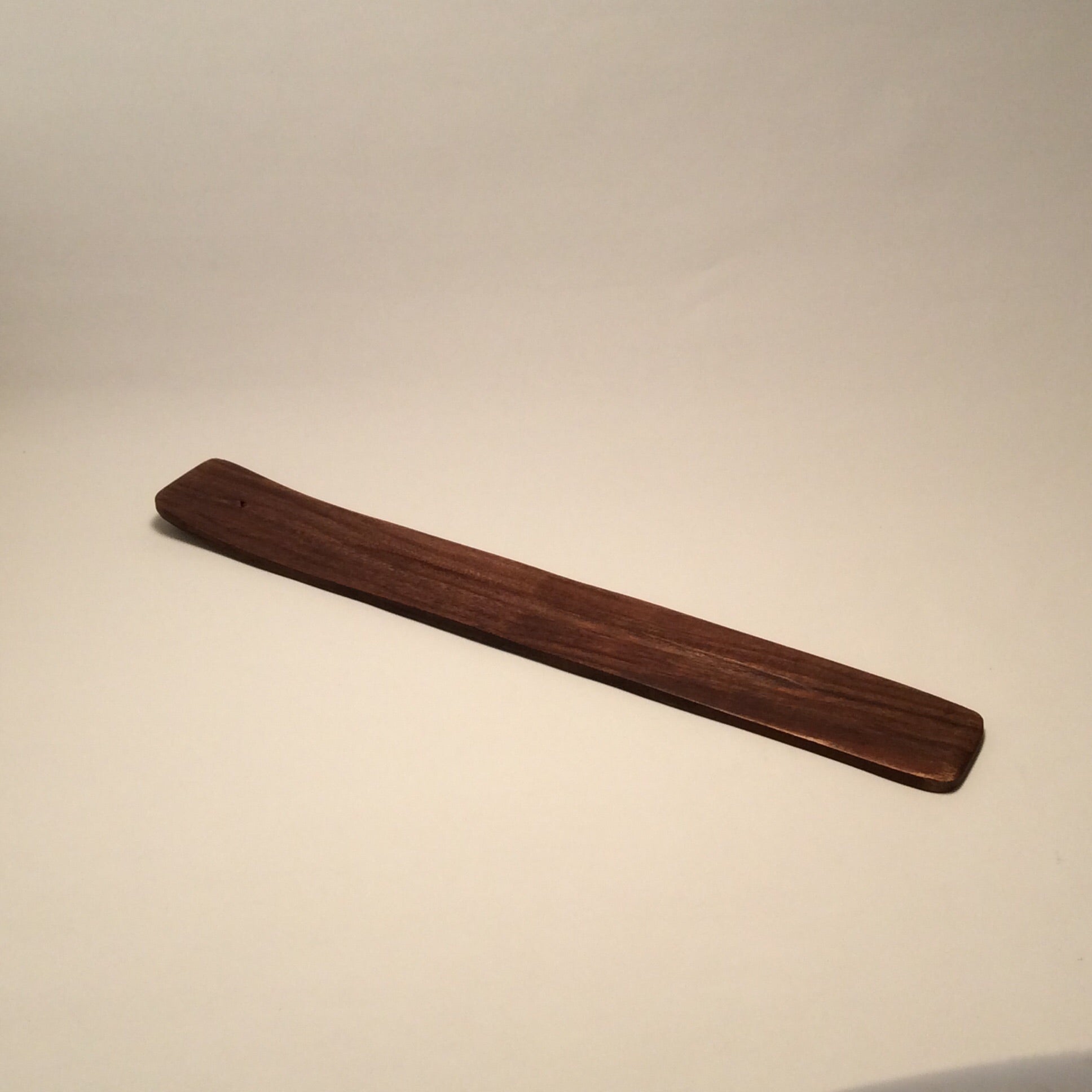 Wood incense burner