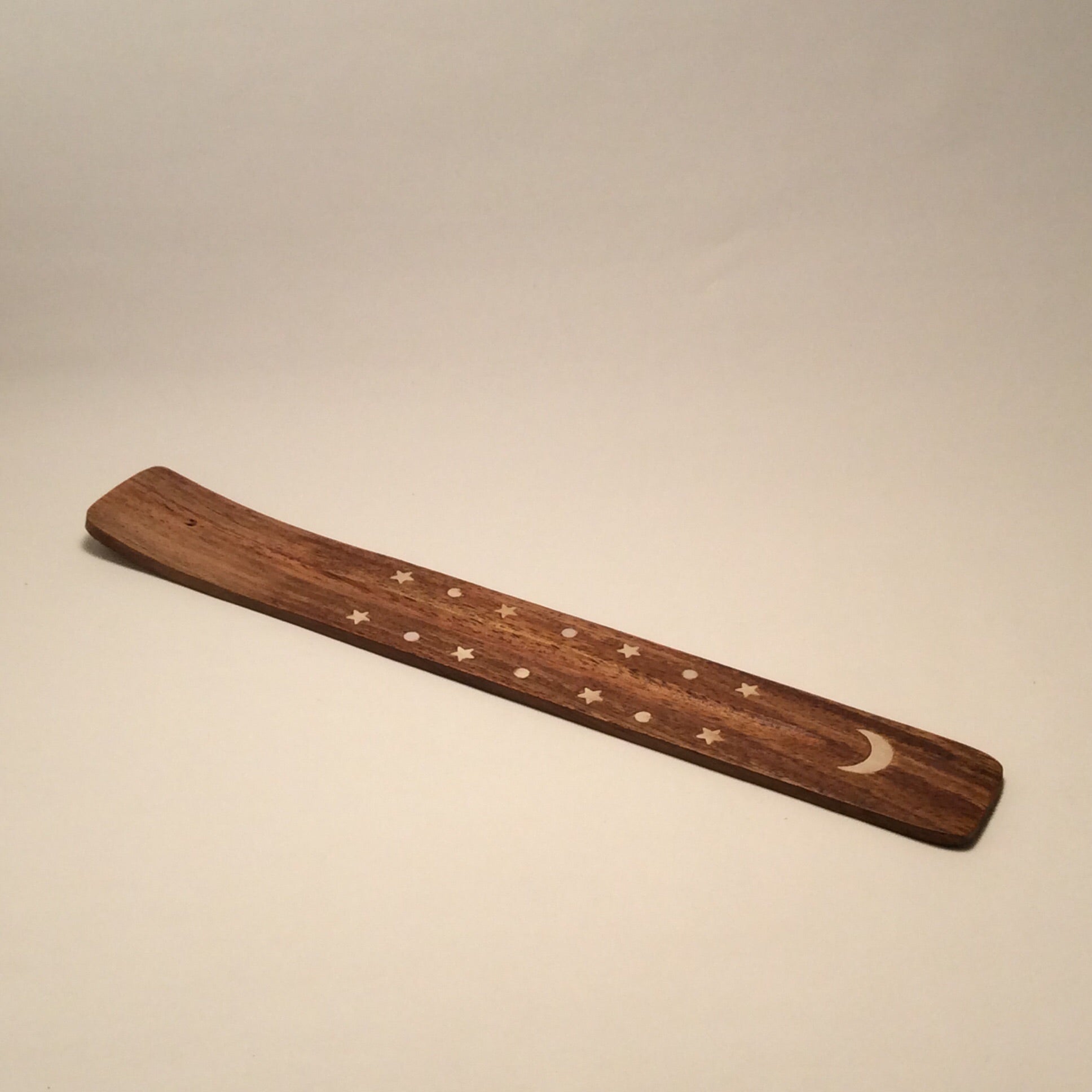 White moon incense burner